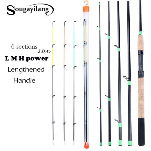 sougayilang feeder fishing rod lengthened handle 6 sections l m h power carbon fiber travel tackle boat rods
sougayilang feeder fishing rod lengthened handle 6 sections l m h power carbon fiber travel tackle boat rods