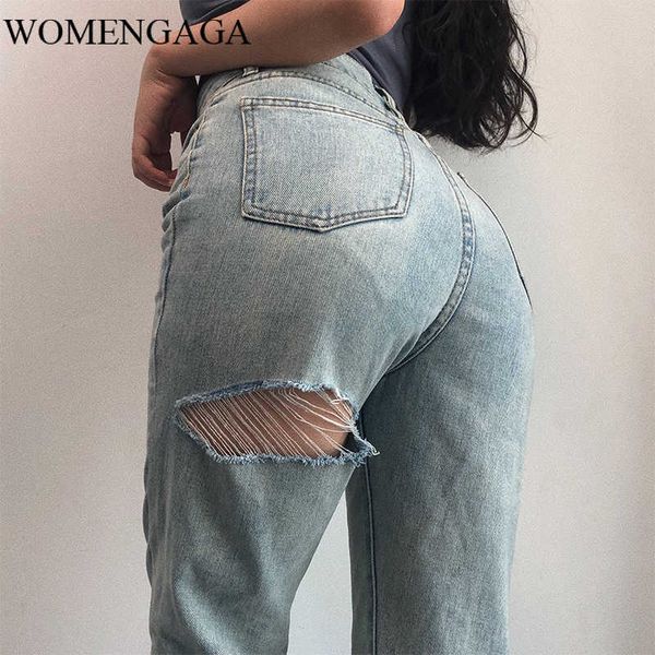 womengag light blue color back hole high waist straight leg jeans europe ripped women bfrg 210603
womengag light blue color back hole high waist straight leg jeans europe ripped women bfrg 210603