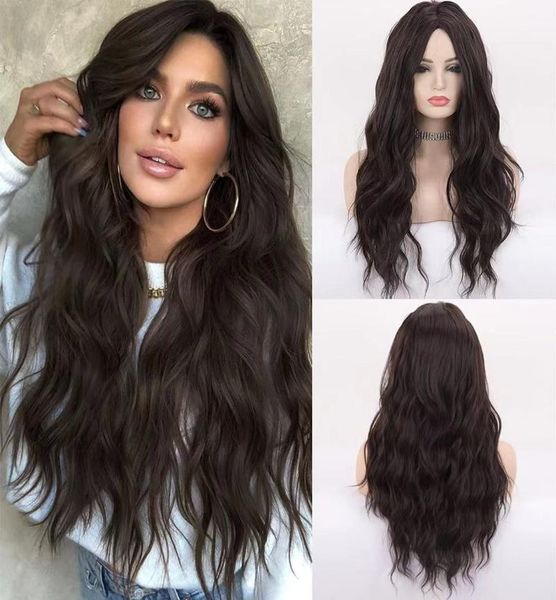 synthetic wigs fgy black high gloss long wave wig women's loose curly gradient dark brown 24 inch lolita cosplay party
synthetic wigs fgy black high gloss long wave wig women's loose curly gradient dark brown 24 inch lolita cosplay party