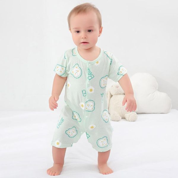 jumpsuits baby summer clothing infant boy solid romper short sleeve jumpsuit girl stylish cotton sunsuit, Blue
jumpsuits baby summer clothing infant boy solid romper short sleeve jumpsuit girl stylish cotton sunsuit, Blue