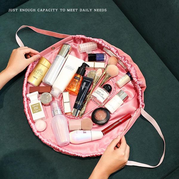 storage bags larger capacity cosmetic bag women's travel drawstring make up organizer multifunction home waterproof toiletries pouch
storage bags larger capacity cosmetic bag women's travel drawstring make up organizer multifunction home waterproof toiletries pouch
