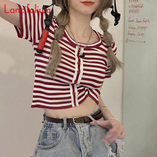 women's t-shirt y2k korean fashion cute kawaii striped buttons cropped contrast patchwork short sleeve egirl baby tee knit rib crop t s, White
women's t-shirt y2k korean fashion cute kawaii striped buttons cropped contrast patchwork short sleeve egirl baby tee knit rib crop t s, White