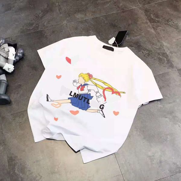 high version 21 spring summer new fashion beautiful girl print age reduction lovely fresh and comfortable leisure young women's short s, White
high version 21 spring summer new fashion beautiful girl print age reduction lovely fresh and comfortable leisure young women's short s, White