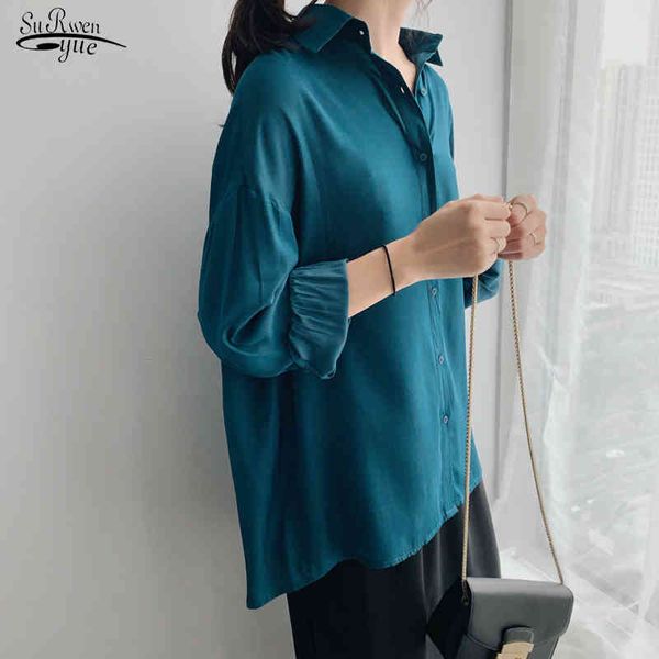 chemisier femme fashion long sleeve solid blouse women autumn casual vintage loose cardigan shirt female 7654 50 210508, White
chemisier femme fashion long sleeve solid blouse women autumn casual vintage loose cardigan shirt female 7654 50 210508, White