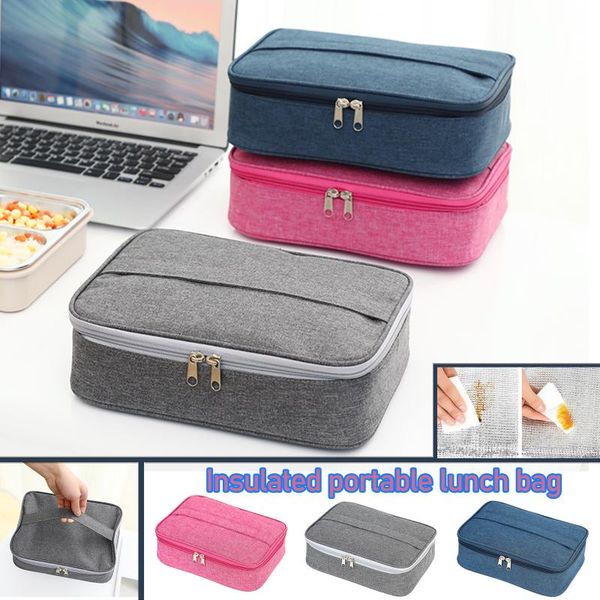 rectangular lunch box bag thermal insulated tote cooler handbag pouch container storage bags with bento dinnerware sets
rectangular lunch box bag thermal insulated tote cooler handbag pouch container storage bags with bento dinnerware sets