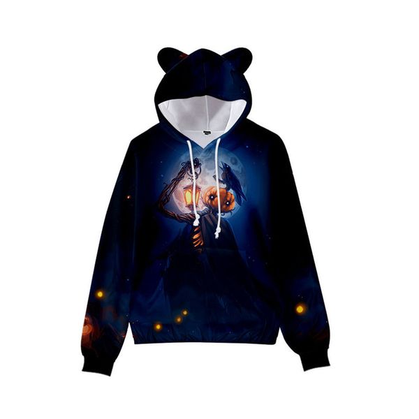Pumpkin stamp headman cute boys and girls clothes Hooded 3D printing hooded sweater coat autumn winter ears hooded pullovers, Black
Pumpkin stamp headman cute boys and girls clothes Hooded 3D printing hooded sweater coat autumn winter ears hooded pullovers, Black
