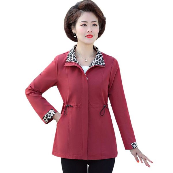 women's trench coats middle-aged women coat spring autumn stand collar plus size 5xl zipper mother clothes thin female windbreakers, Tan;black
women's trench coats middle-aged women coat spring autumn stand collar plus size 5xl zipper mother clothes thin female windbreakers, Tan;black