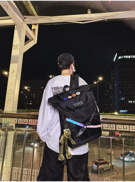 backpack pb2957 men's retro flip japanese hong kong style street tooling schoolbag
backpack pb2957 men's retro flip japanese hong kong style street tooling schoolbag