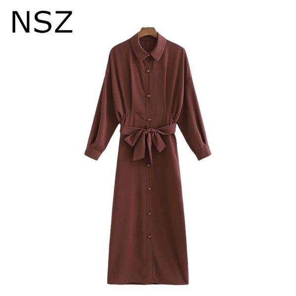 casual dresses nsz women long sleeve shirt dress belted fashion elegant office ladies blouse vestidos mujer, Black;gray
casual dresses nsz women long sleeve shirt dress belted fashion elegant office ladies blouse vestidos mujer, Black;gray