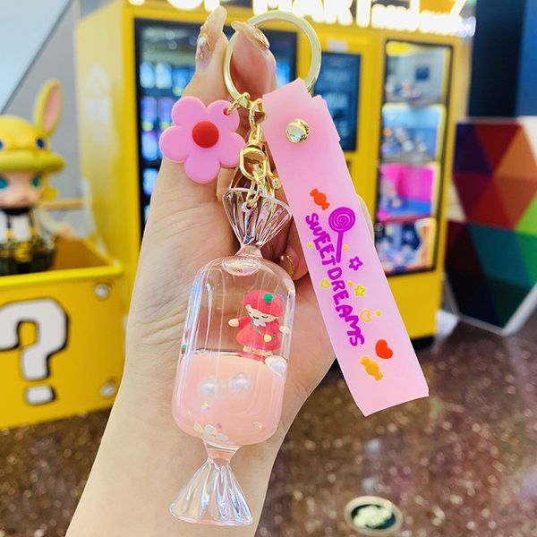 keyring keychain creative candy floating bottle oil girl lovely car pendant lovers schoolbag pendant, Silver
keyring keychain creative candy floating bottle oil girl lovely car pendant lovers schoolbag pendant, Silver