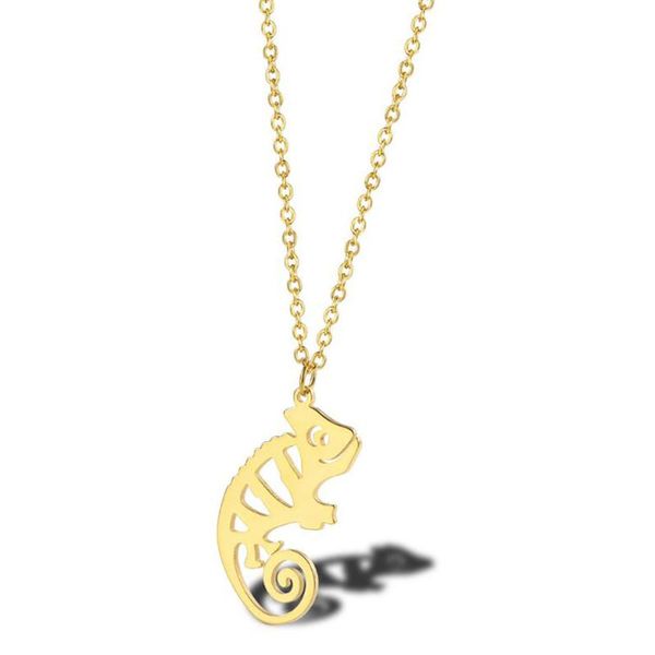 chains stainless steel delicate minimalism animal lizard pendant necklace women fashion gift for him with chain, Silver
chains stainless steel delicate minimalism animal lizard pendant necklace women fashion gift for him with chain, Silver