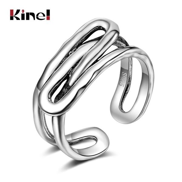 cluster rings kinel genuine 100% 925 sterling silver geometric cutout for women finger ring birthday gift friend jewelry, Golden;silver
cluster rings kinel genuine 100% 925 sterling silver geometric cutout for women finger ring birthday gift friend jewelry, Golden;silver