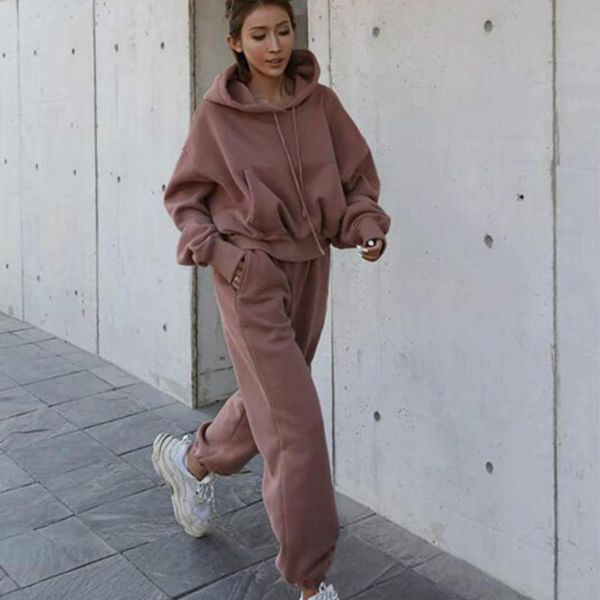 women's two piece pants autumn women casual set female warm loose suits long sleeve hoodie and jogging pant suit sport clothes ntz064, White
women's two piece pants autumn women casual set female warm loose suits long sleeve hoodie and jogging pant suit sport clothes ntz064, White