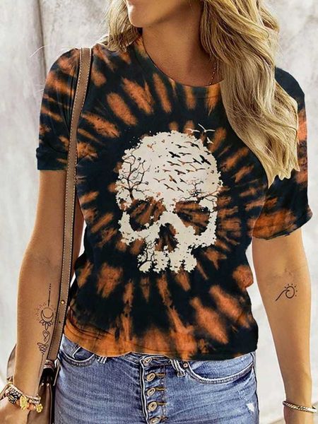 women's t-shirt women tshirt harajuku skull print short sleeve kawaii female clothes summer aesthetic graphic tee cute girls shirt s-3, White
women's t-shirt women tshirt harajuku skull print short sleeve kawaii female clothes summer aesthetic graphic tee cute girls shirt s-3, White