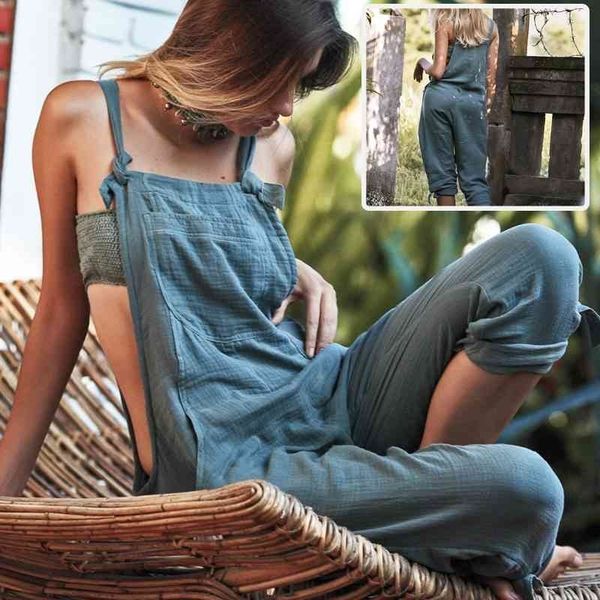 pocket jumpsuit women hollow summer fashion party holiday jumpersuit lace up sleeveless rompers black white overalls 210326
pocket jumpsuit women hollow summer fashion party holiday jumpersuit lace up sleeveless rompers black white overalls 210326