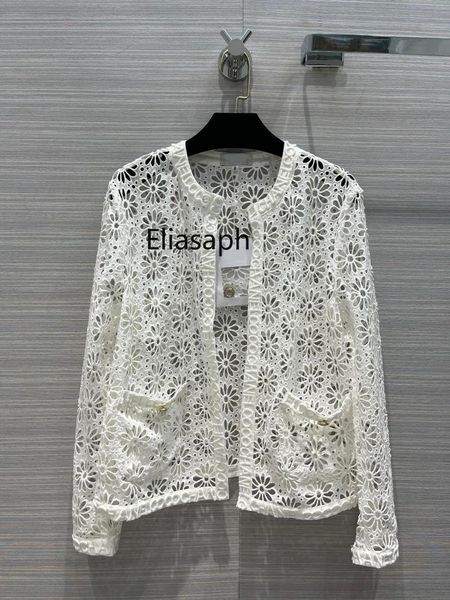 women's jackets runway design hollow out flower coats for women summer 2021 o-neck long sleeve casual elegant cotton white lady, Black;brown
women's jackets runway design hollow out flower coats for women summer 2021 o-neck long sleeve casual elegant cotton white lady, Black;brown