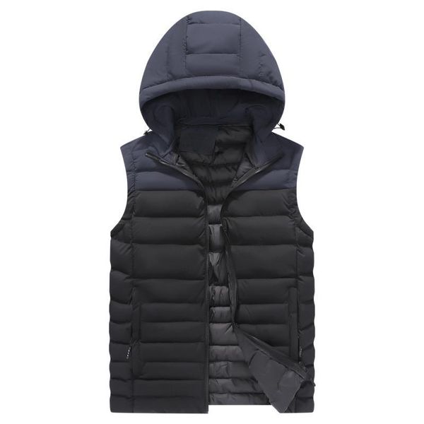 men's down & parkas men cotton-padded jacket vest panelled hoodies solid color warm sleeveless plus size casual autumn winter coats mal, Black
men's down & parkas men cotton-padded jacket vest panelled hoodies solid color warm sleeveless plus size casual autumn winter coats mal, Black