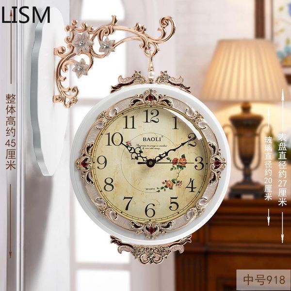 wall clocks nordic design double-sided clock living room creative art decoration solid wood modern mute reloj de pared
wall clocks nordic design double-sided clock living room creative art decoration solid wood modern mute reloj de pared