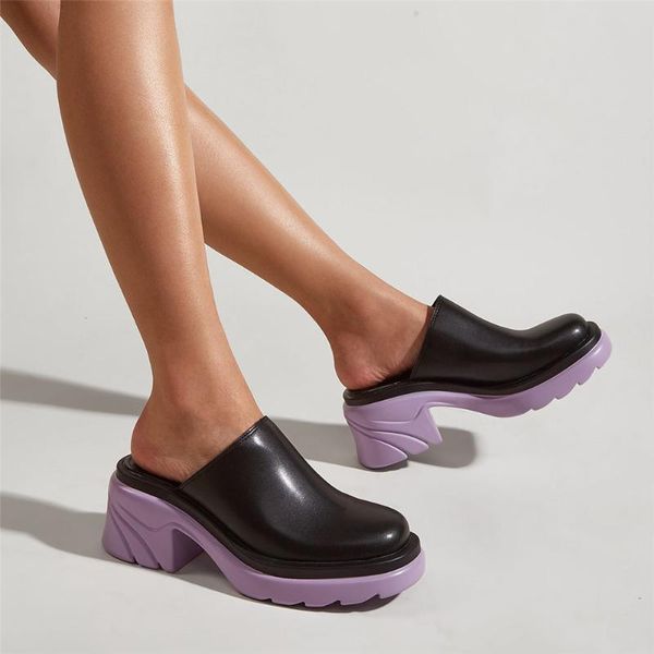 dress shoes karin fahsion brand platform pumps comby slip-on women mules 2021 trendy female slippers, Black
dress shoes karin fahsion brand platform pumps comby slip-on women mules 2021 trendy female slippers, Black