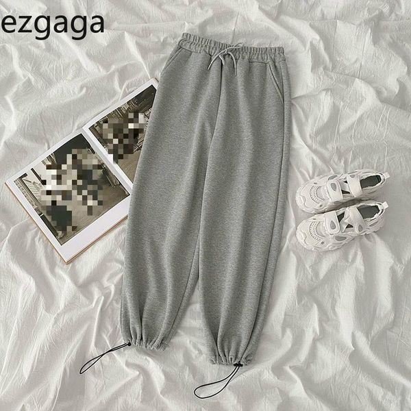 ezgaga sweatpant joggers women autumn high waist harem pants stretch drawstring gray loose sports fashion streetwear trouser women's &, Black;white
ezgaga sweatpant joggers women autumn high waist harem pants stretch drawstring gray loose sports fashion streetwear trouser women's &, Black;white