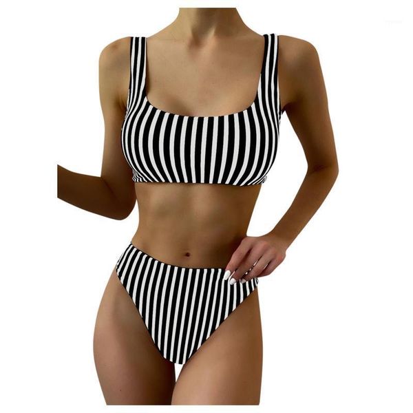 summer women's bikinis 2021 striped push up high cut hight waist halter bikini set two piece swimsuit beachwear swimwear, White;black
summer women's bikinis 2021 striped push up high cut hight waist halter bikini set two piece swimsuit beachwear swimwear, White;black