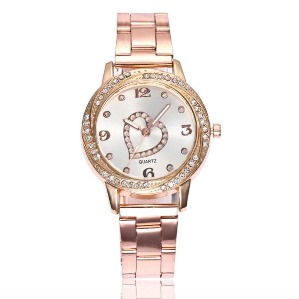 selling women fashion stainless steel belt heart print ladies rhinestone watch analog quartz round wrist clock #w wristwatches, Slivery;brown
selling women fashion stainless steel belt heart print ladies rhinestone watch analog quartz round wrist clock #w wristwatches, Slivery;brown