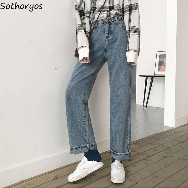 women jeans high waist vintage wide leg straight denim button japanese style retro all-match loose ulzzang spring fashion women's, Blue
women jeans high waist vintage wide leg straight denim button japanese style retro all-match loose ulzzang spring fashion women's, Blue