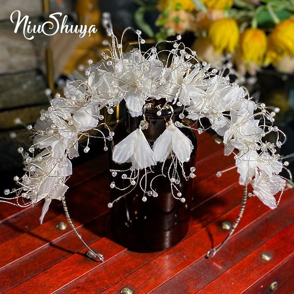 hair clips & barrettes niushuya european white flower bridal headbands tiaras with earring wedding hairbands evening head wear accessories, Golden;silver
hair clips & barrettes niushuya european white flower bridal headbands tiaras with earring wedding hairbands evening head wear accessories, Golden;silver