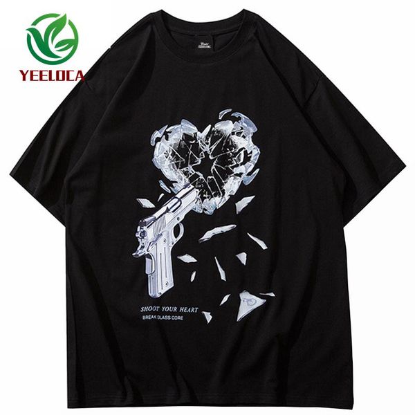 streetwear oversize tshirt hip hop gun breaking heart print t-shirt 2021 men harajuku cotton loose summer short sleeve tees men's t-sh, White;black
streetwear oversize tshirt hip hop gun breaking heart print t-shirt 2021 men harajuku cotton loose summer short sleeve tees men's t-sh, White;black
