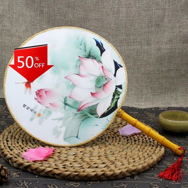 other home decor chinese style round hand held folding silk fan for wedding event party supplies drop
other home decor chinese style round hand held folding silk fan for wedding event party supplies drop