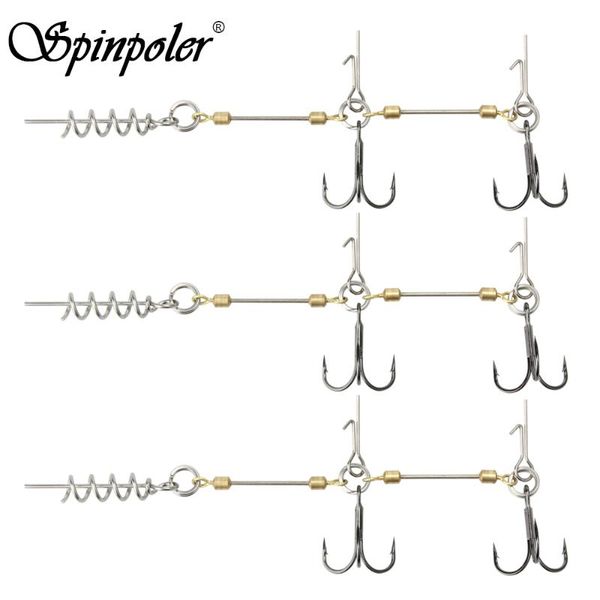 fishing hooks spinpoler shad belly hook stinger rig for softbait pike double #6 #1 #1/0 cork screw spin tackle pesca
fishing hooks spinpoler shad belly hook stinger rig for softbait pike double #6 #1 #1/0 cork screw spin tackle pesca