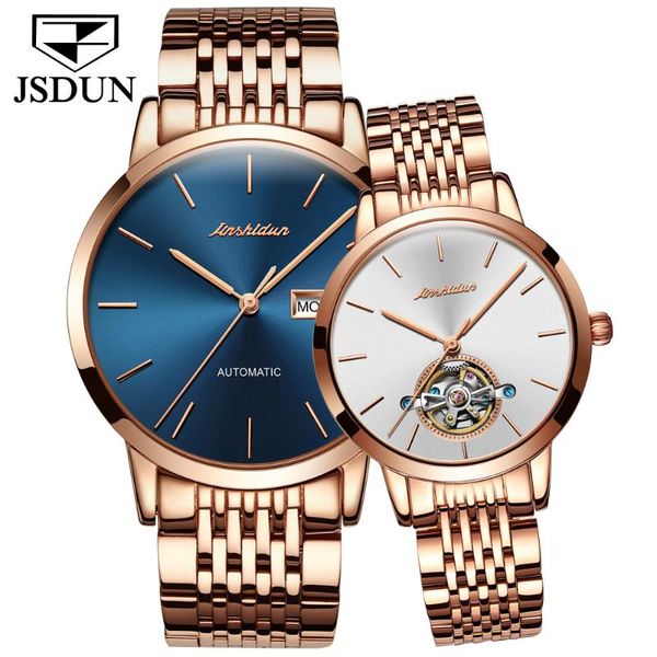 wristwatches jsdun 2021 couple watch ladies men's gold luxury fashion hollow waterproof mechanical stainless steel reloj hombre, Slivery;brown
wristwatches jsdun 2021 couple watch ladies men's gold luxury fashion hollow waterproof mechanical stainless steel reloj hombre, Slivery;brown
