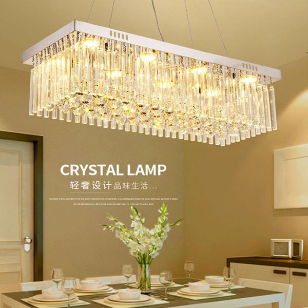 pendant lamps led modern rectangular crystal chandelier light fixture hanging/ ceilling lamp for living room dining restaurant decoration
pendant lamps led modern rectangular crystal chandelier light fixture hanging/ ceilling lamp for living room dining restaurant decoration