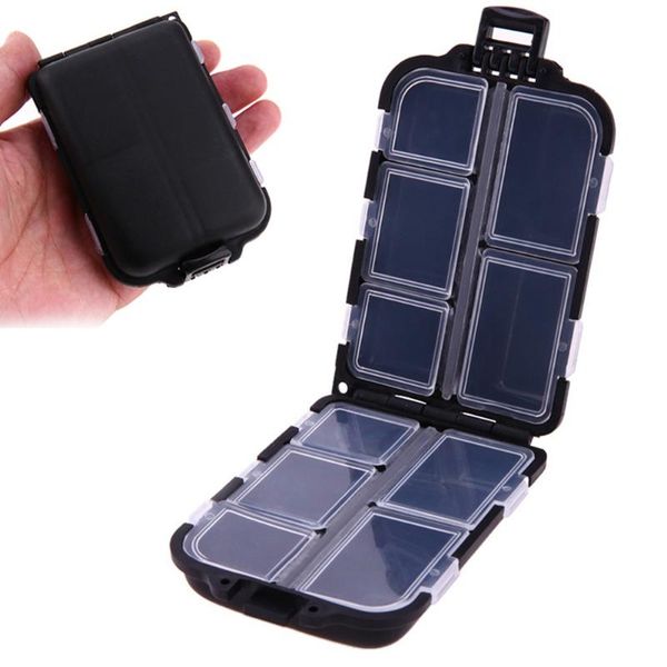 fishing accessories bait box tackle grid organizer double layer storage 10 compartments black for hook portable outdoor pvc
fishing accessories bait box tackle grid organizer double layer storage 10 compartments black for hook portable outdoor pvc