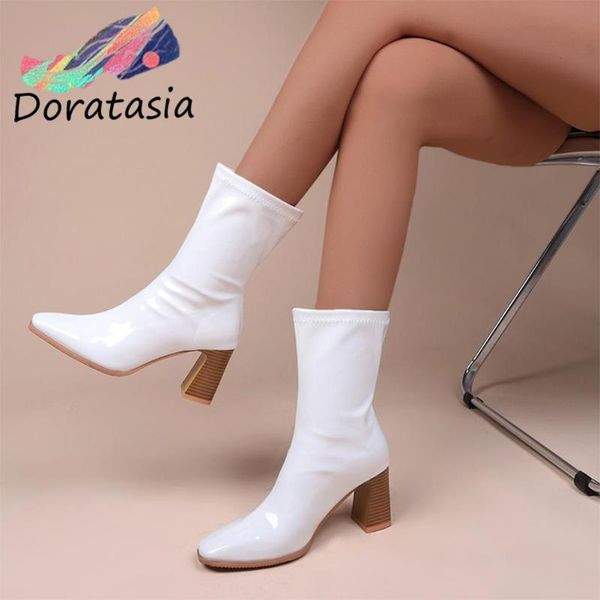 boots doratasia elegant trendy non-slip high heel platform women's mature quality dress fashion winter shoes woman, Black
boots doratasia elegant trendy non-slip high heel platform women's mature quality dress fashion winter shoes woman, Black