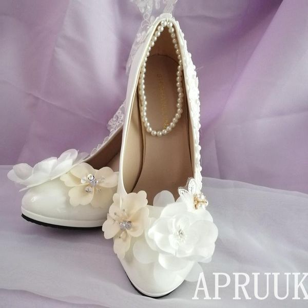 dress shoes plus size high heels platforms champagne flowers wedding bride zapatos de novia handmade sweet lace ivory pearl party pump, Black
dress shoes plus size high heels platforms champagne flowers wedding bride zapatos de novia handmade sweet lace ivory pearl party pump, Black
