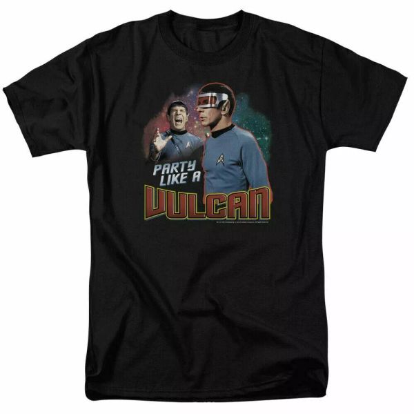 star trek party like a vulcan t shirt licensed sci-fi tv classic tee new black, White;black
star trek party like a vulcan t shirt licensed sci-fi tv classic tee new black, White;black