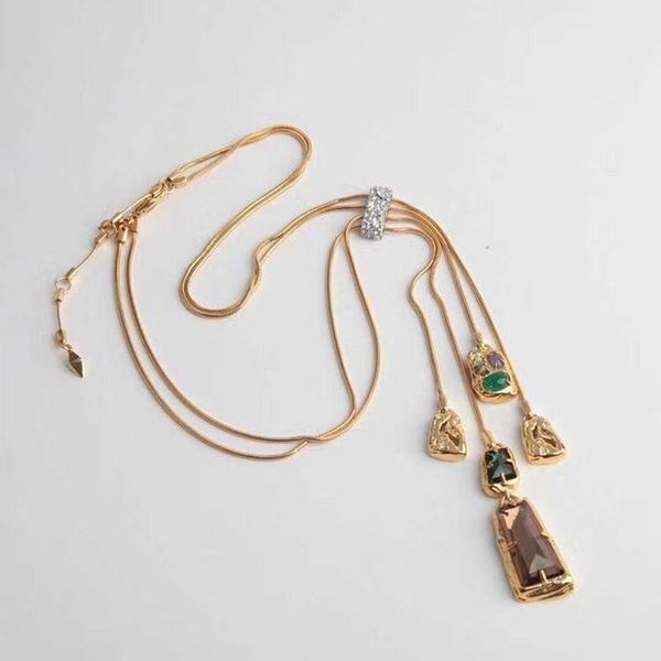 pendant necklaces amybaby 2021 womens fashion luxury colorful stone necklace for party, Silver
pendant necklaces amybaby 2021 womens fashion luxury colorful stone necklace for party, Silver