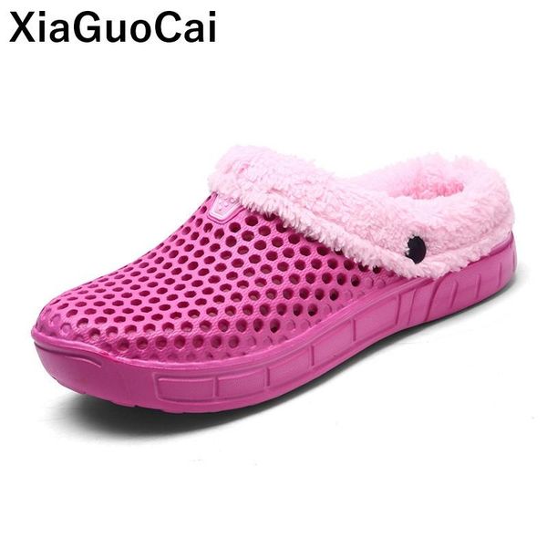 women winter slippers warm plush home hole casual shoes for couples plus size female flip flops with fur fashion, Black
women winter slippers warm plush home hole casual shoes for couples plus size female flip flops with fur fashion, Black
