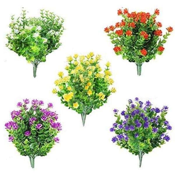 decorative flowers & wreaths 15 bundles outdoors artificial faux plastic greenery uv resistant shrubs plants for indoor vase outside hanging
decorative flowers & wreaths 15 bundles outdoors artificial faux plastic greenery uv resistant shrubs plants for indoor vase outside hanging