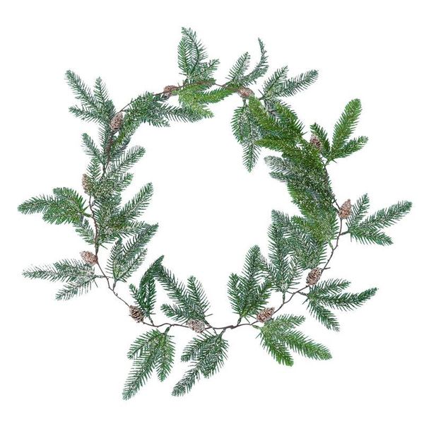 emulation pine branch cane elegant christmas ornament party supply decorative flowers & wreaths