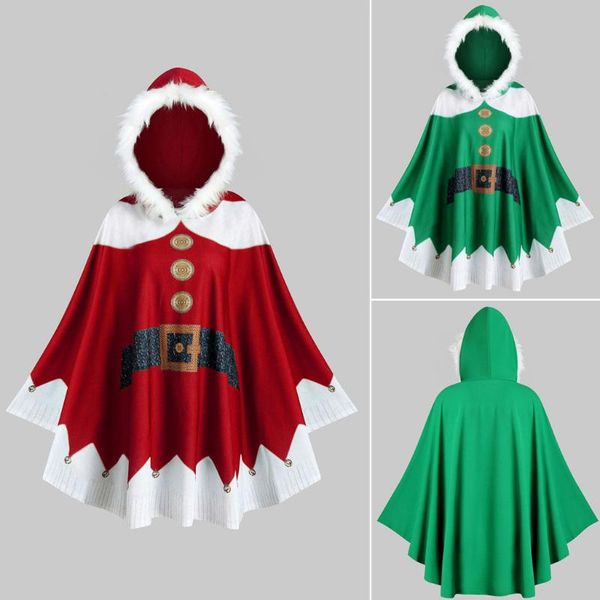 women's jackets 2021 christmas ponchos womens coats cloak family matching velvet capes hooded cape santa red coat clothing, Black;brown
women's jackets 2021 christmas ponchos womens coats cloak family matching velvet capes hooded cape santa red coat clothing, Black;brown