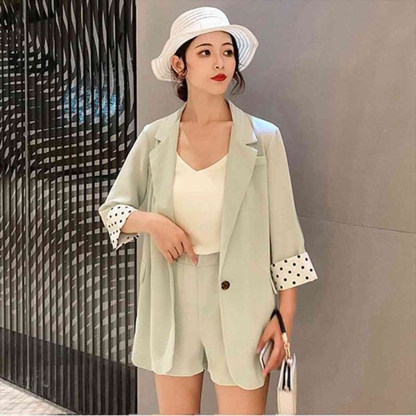 short suits dots patchwork one womens tracksuits button blazer jacket amp elastic waist shorts female pant casual 2 pieces set, Gray
short suits dots patchwork one womens tracksuits button blazer jacket amp elastic waist shorts female pant casual 2 pieces set, Gray