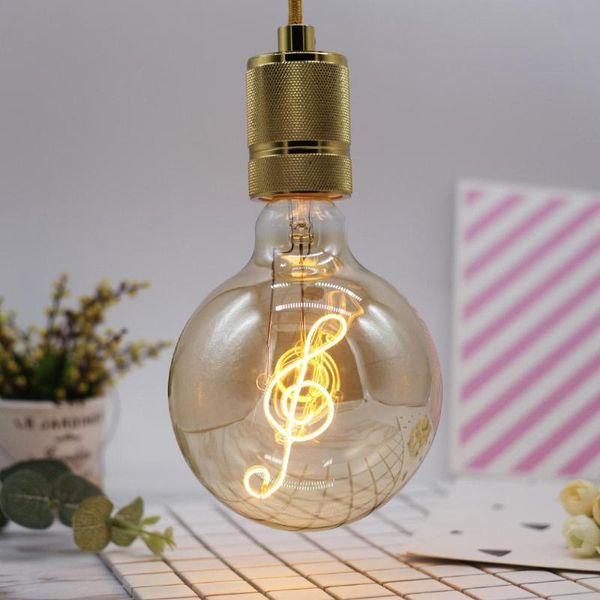 dishykooker 220v 4w 220lm led g125 edison bulb with decorative note shape filament modules
dishykooker 220v 4w 220lm led g125 edison bulb with decorative note shape filament modules