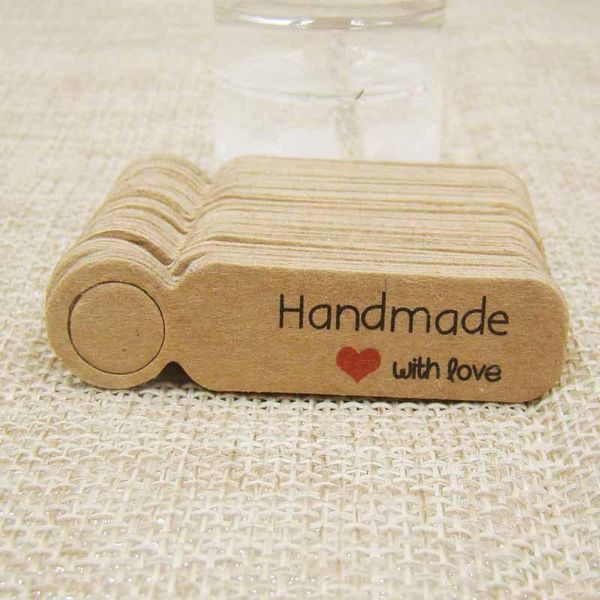 100pcs kraft paper handmade tag with love for diy gift box candy cupcake thank you tags favors wrap
100pcs kraft paper handmade tag with love for diy gift box candy cupcake thank you tags favors wrap