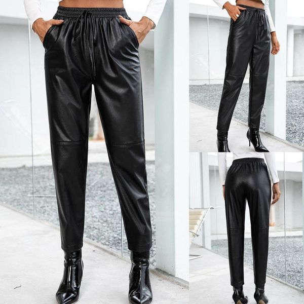 women's pants & capris black brown faux pu leather slit pencil women slacks 2021 streetwear mid waist trousers skinny long, Black;white
women's pants & capris black brown faux pu leather slit pencil women slacks 2021 streetwear mid waist trousers skinny long, Black;white