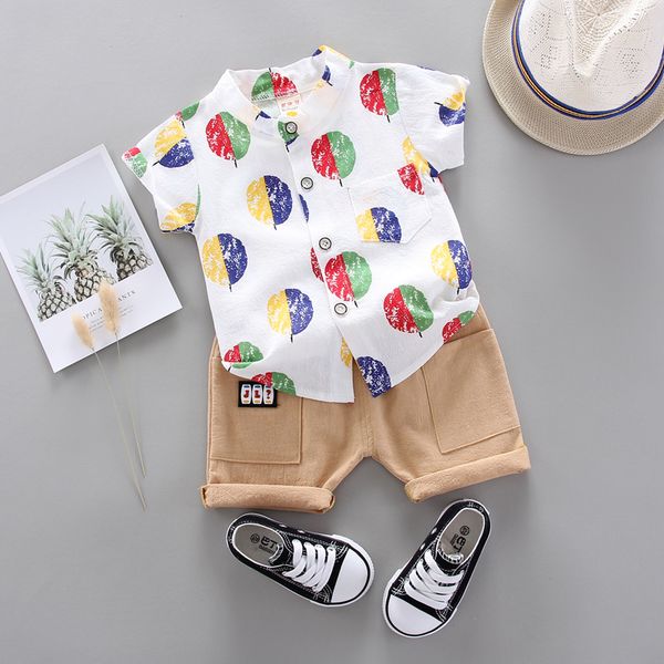 2021 summer kids clothing new baby boy clothes cotton print short sleeve shirt + shorts boy sets 2 pieces, White
2021 summer kids clothing new baby boy clothes cotton print short sleeve shirt + shorts boy sets 2 pieces, White