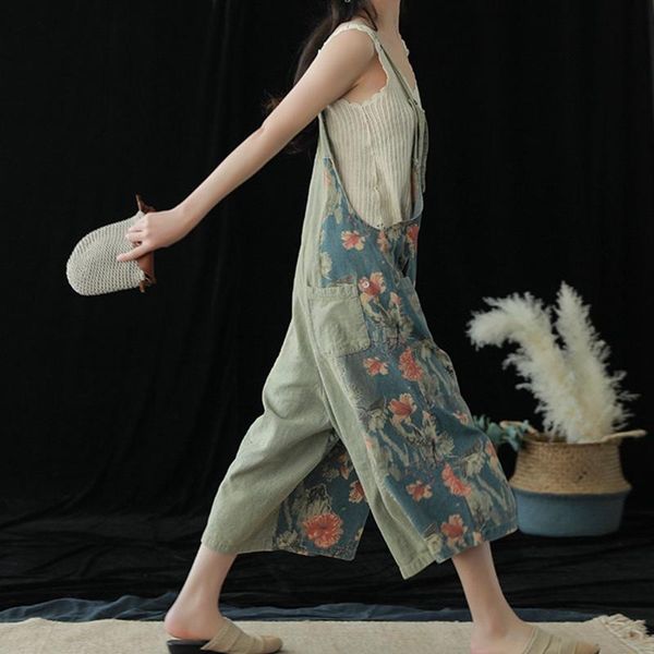 women's jumpsuits & rompers lugentolo overalls women vintage loose literary print summer casual fashion cotton straight womens jumpsuit, Black;white
women's jumpsuits & rompers lugentolo overalls women vintage loose literary print summer casual fashion cotton straight womens jumpsuit, Black;white