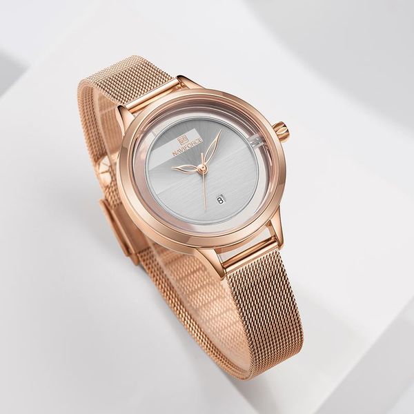 wristwatches naviforce luxury ladies watches fashion simple rose gold quartz wristwatch date 30m waterproof clock gifts for women reloj muje, Slivery;brown
wristwatches naviforce luxury ladies watches fashion simple rose gold quartz wristwatch date 30m waterproof clock gifts for women reloj muje, Slivery;brown