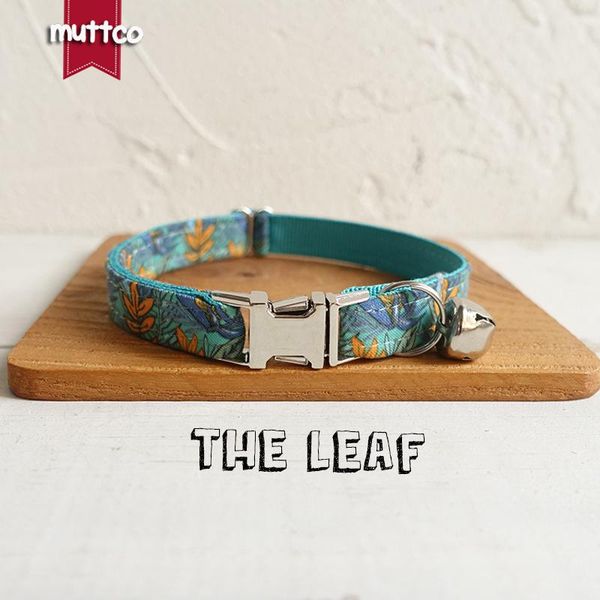 cat collars & leads muttco retailing colorful collar handmade the leaf 2 sizes ucc066
cat collars & leads muttco retailing colorful collar handmade the leaf 2 sizes ucc066